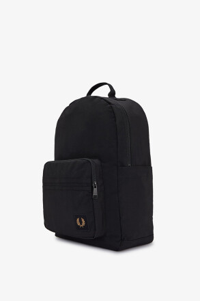 Fred Perry Nylon Badge Backpack Black