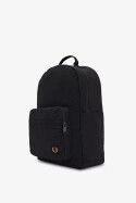 Fred Perry Nylon Badge Backpack Black