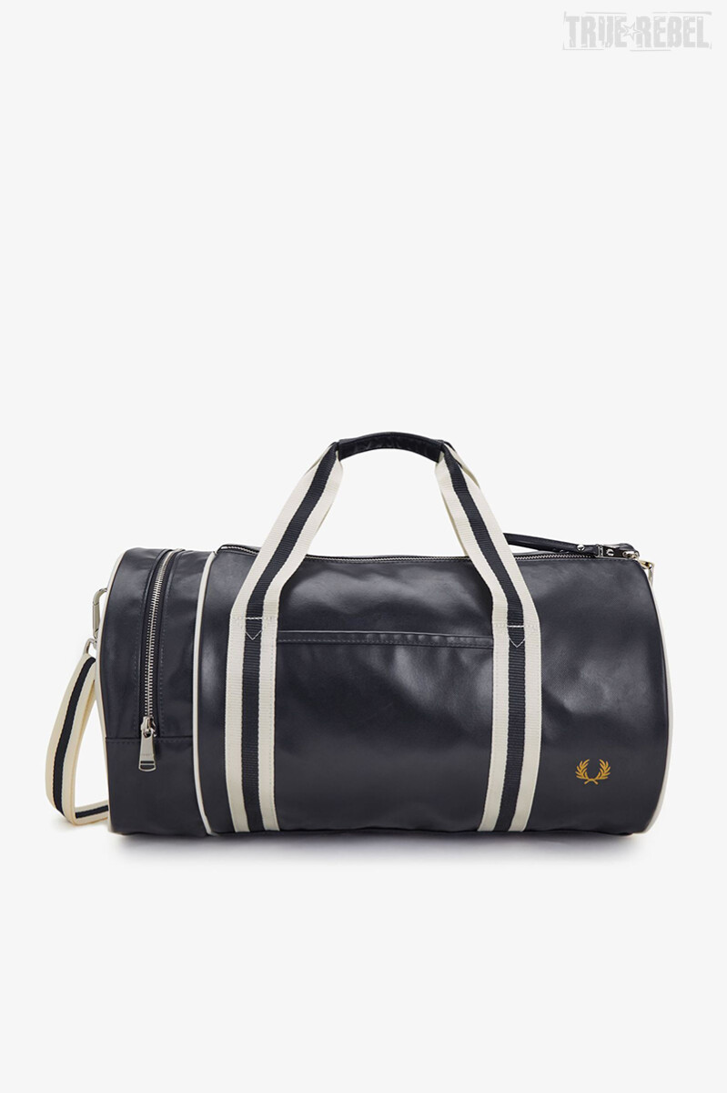 Fred Perry Classic Barrel Bag Navy Ecru