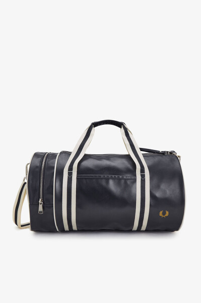 Fred Perry Classic Barrel Bag Navy Ecru