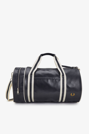 Fred Perry Classic Barrel Bag Navy Ecru
