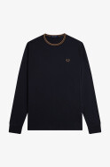 Fred Perry Twin Tipped Longsleeve Black