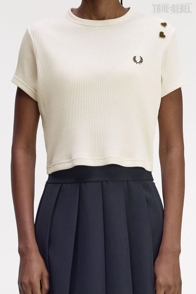 Fred Perry Amy Winehouse Ladies Ribbed T box
