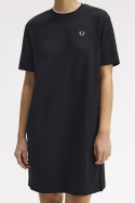 Fred Perry Tipped Pique T-Shirt Dress Black