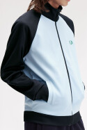 Fred Perry Contrast Sleeve Track Jacket Track Blue Navy