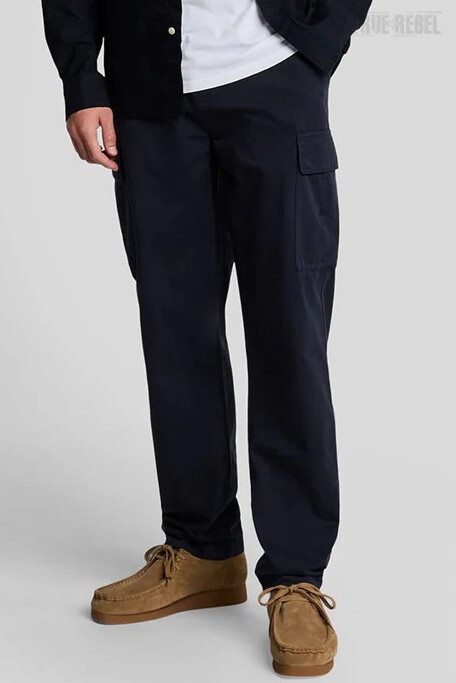 Lyle & Scott Cargo Pocket Pants Jet Black