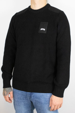 Unfair Athletics Patch Knitwear Black