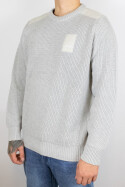 Unfair Athletics Patch Knitwear Stone Grey