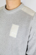 Unfair Athletics Patch Knitwear Stone Grey