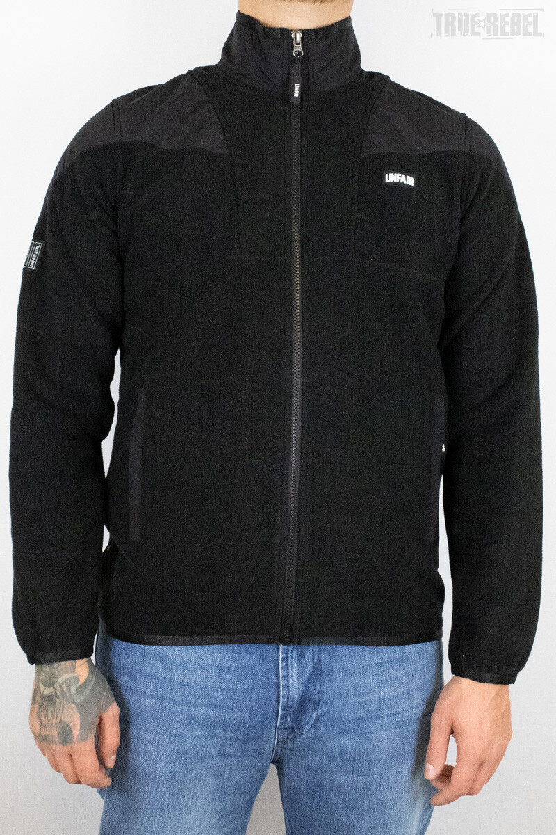 Unfair Athletics Fabric Mix Fleece Jacke box