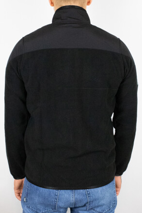 Unfair Athletics Fabric Mix Fleece Jacket Black