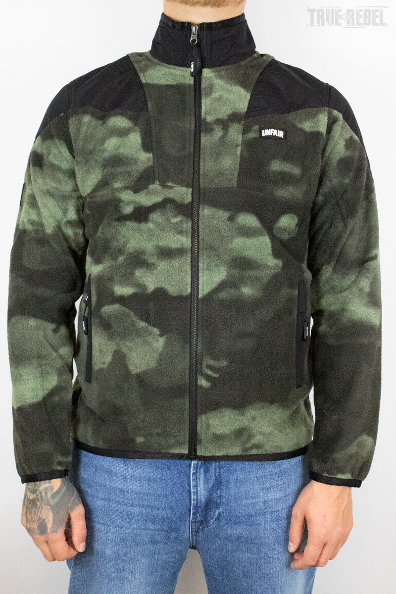 Unfair Athletics Fabric Mix Fleece Jacke box