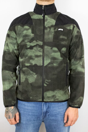 Unfair Athletics Fabric Mix Fleece Jacket Camo