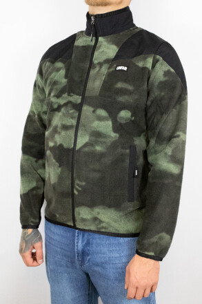 Unfair Athletics Fabric Mix Fleece Jacket Camo