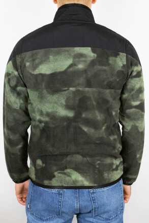 Unfair Athletics Fabric Mix Fleece Jacket Camo