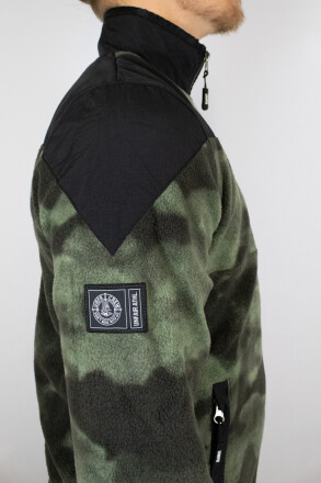 Unfair Athletics Fabric Mix Fleece Jacket Camo