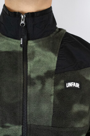 Unfair Athletics Fabric Mix Fleece Jacket Camo