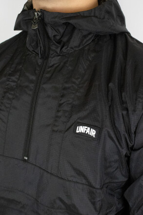 Unfair Athletics Ripstop Halfzip Jacket Black