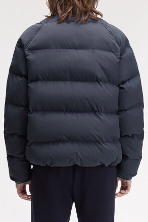 Fred Perry Raglan Sleeve Padded Jacket Dark Airforce