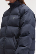 Fred Perry Raglan Sleeve Padded Jacket Dark Airforce