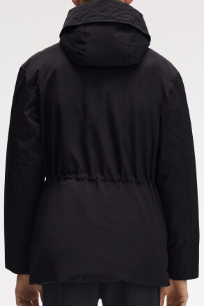 Fred Perry Patch Pocket Puffer Jacket Black