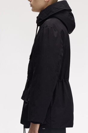 Fred Perry Patch Pocket Puffer Jacket Black