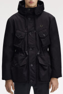 Fred Perry Patch Pocket Puffer Jacket Black