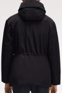Fred Perry Patch Pocket Puffer Jacket Black