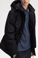 Fred Perry Patch Pocket Puffer Jacket Black