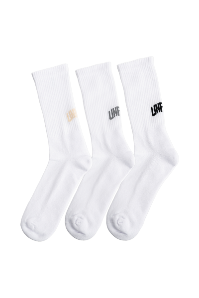 Unfair Athletics Curved Color Mix Socks (3 Pack)
