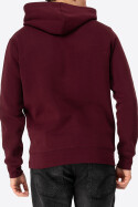 Lonsdale Wolterton Hoodie Oxblood Ecru