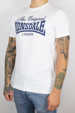 Lonsdale Fittonhill T-Shirt White Navy