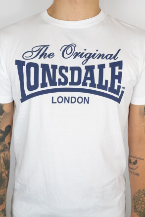 Lonsdale Fittonhill T-Shirt White Navy