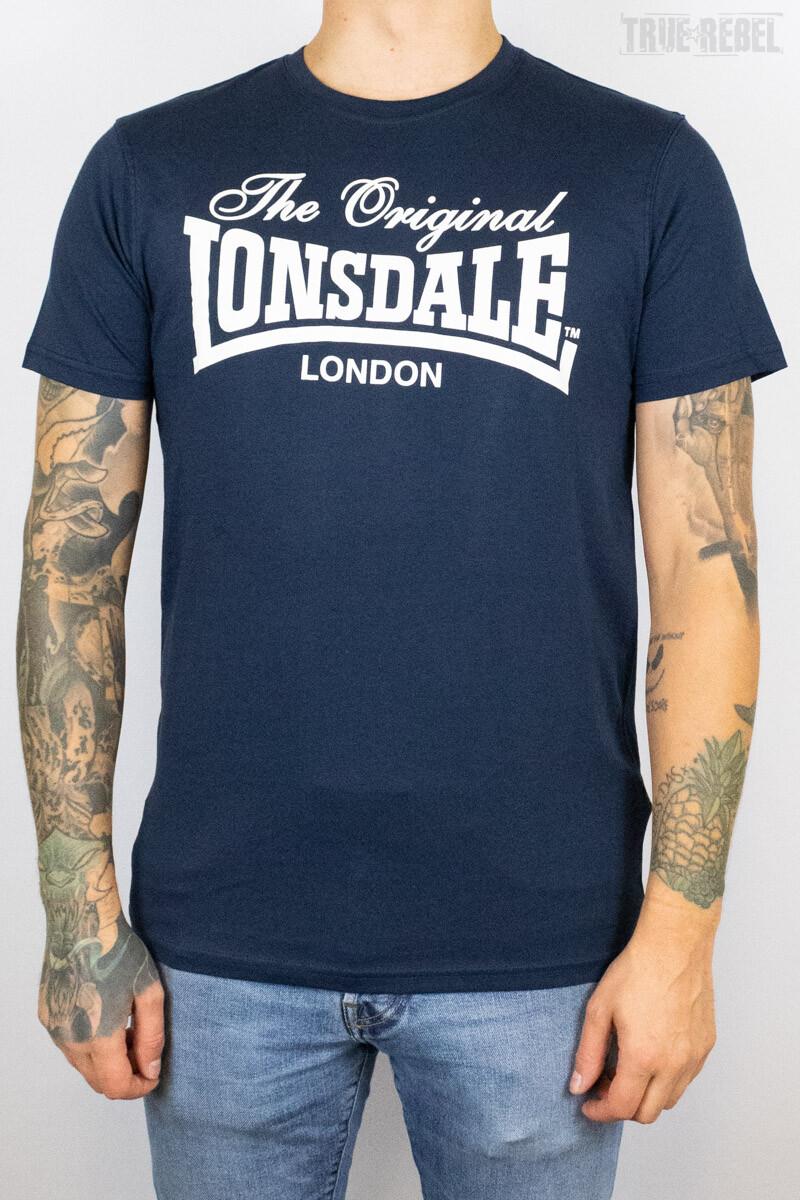 Lonsdale Fittonhill T-Shirt Navy White