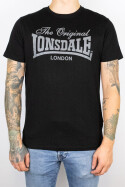 Lonsdale Fittonhill T-Shirt Black Grey