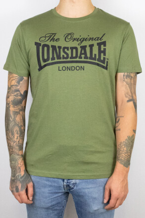 Lonsdale Fittonhill T-Shirt Olive Black