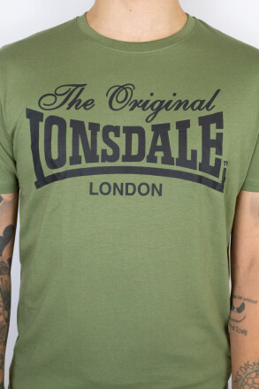 Lonsdale Fittonhill T-Shirt Olive Black
