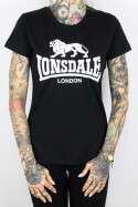 Lonsdale Ladies Shirt Nash Black White