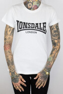 Lonsdale Ladies Shirt Nash White Black