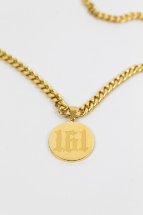 True Rebel 161 Classic Pendant Necklace Golden