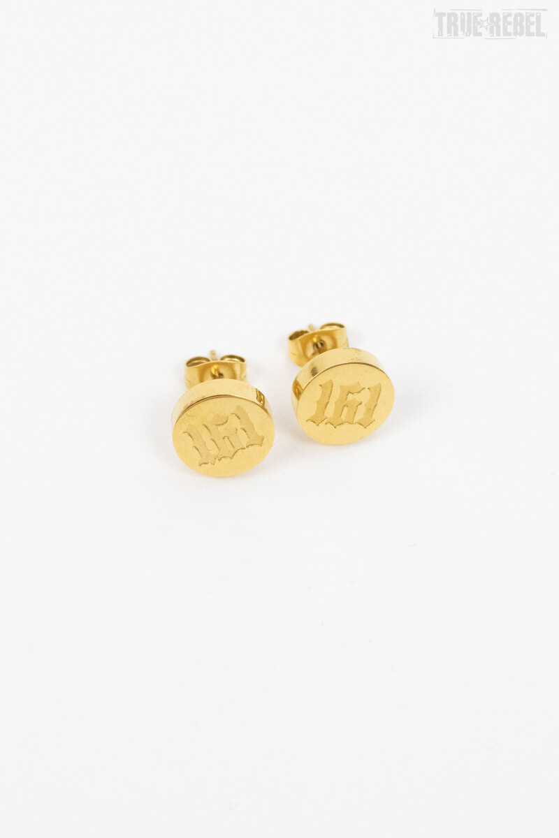 True Rebel 161 Classic Stud Earrings Golden