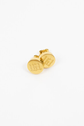 True Rebel 161 Classic Stud Earrings Golden