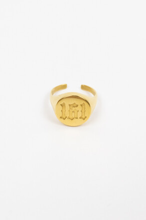 True Rebel 161 Classic Seal Ring Golden