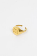 True Rebel 161 Classic Seal Ring Golden