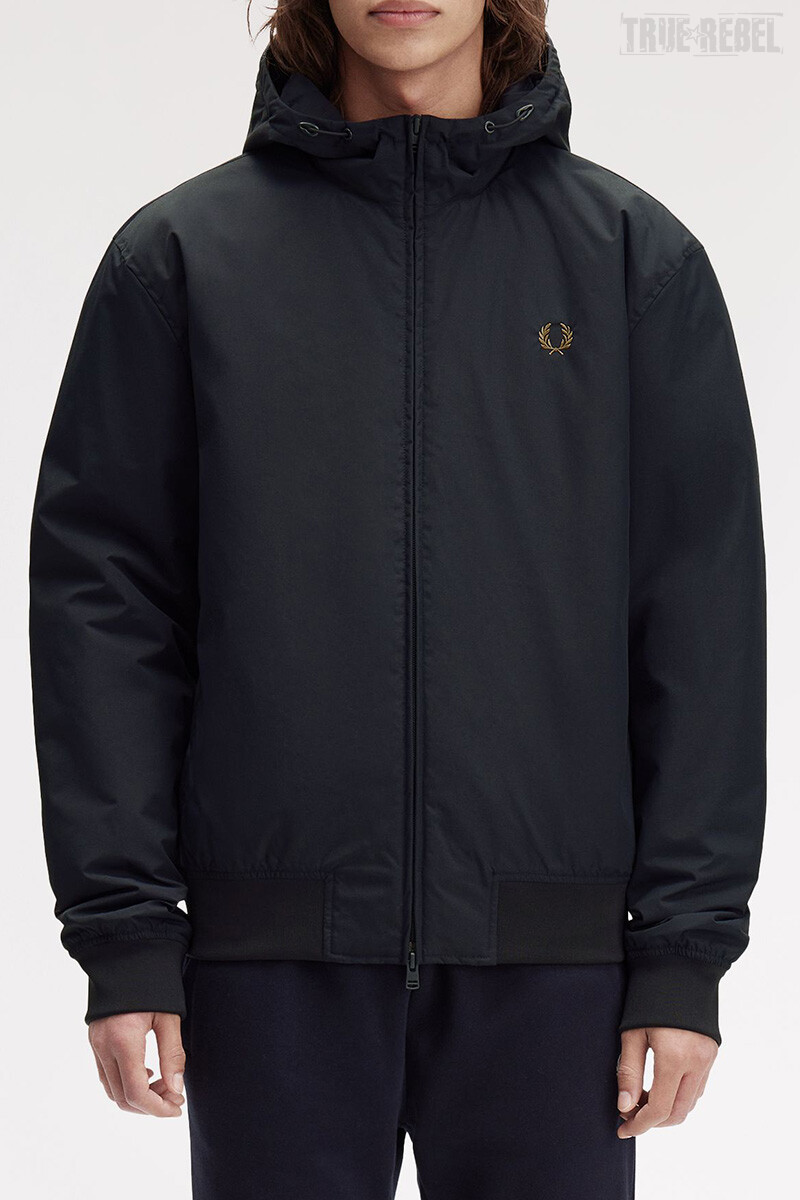 Fred Perry Hooded Brentham Jacket Navy box