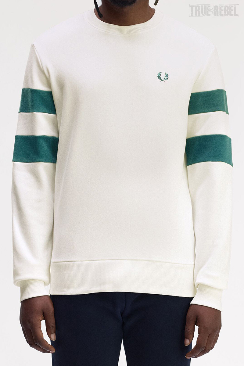 Fred Perry Peached Tipped Sleeve Sweatsh box