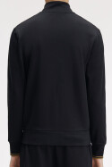 Fred Perry Zip Through Sweatshirt Black