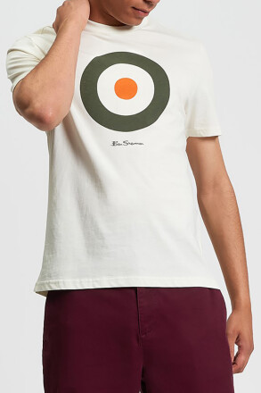 Ben Sherman Signature Target T-Shirt Cream