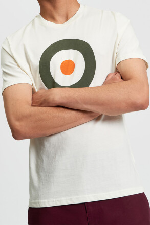 Ben Sherman Signature Target T-Shirt Cream