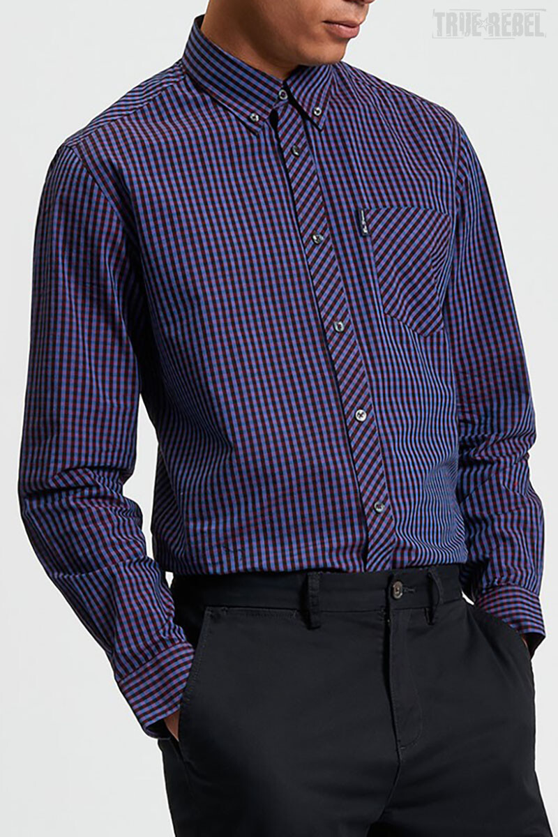 Ben Sherman LS Signatue Gingham Shirt Re box